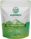 Aspen Naturals Pea Білок Порошок 5 Lb – М’язове зростання, травлення, повноти та здоров’я серця Підкорення рослин, ґрунт, сої- та клейковини-Free, Non-GMO, Vegan, Keto & Low Carb 26г протеїну