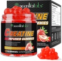 Kreatiini Monohydraatti Gummies Creatiini Monohydraatti per tarjoilu Pureskeltava Creatiini lihasten rakentaja, energia Boost, 120 Gummie