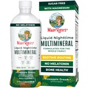 MaryRuth's Liquid Nighttime Multimineral | No Melatonin | Bedtime Routine | Magnesium Citrate | Calcium | Zinc | Vitamin D3| Available in 4 Flavor - Vegan | Sugar Free | Gluten Free | 32 Oz