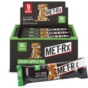 MET-Rx Big 100 Colossal Protein Bars, Crispy Apple Pie Meal Replacement Bars, 9 Count