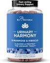 Urinary Harmony D-Mannose Supplement – Urinary Tract Health for Women – Cleanses and Flushes the Urinary System – Potent Clinical Strength Formula with DMannose and Hibiscus – 180 Fast Acting Capsules