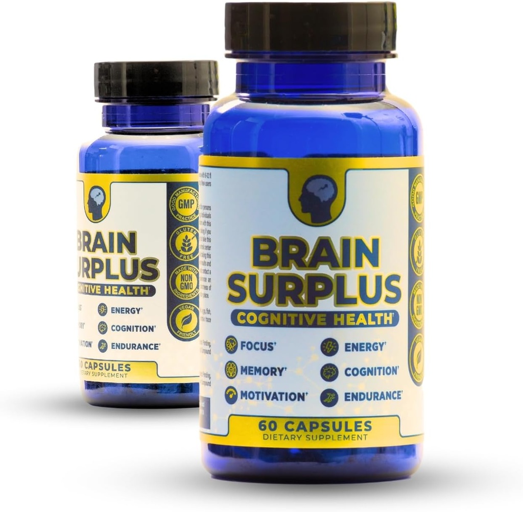 תוספת nootropic לזיכרון, Focus, אנרגיה: עם אריה מאן, גינקו בילובה, Alpha GPC, ויטמין B12 Non GMO, טבעוני, Gluten Free