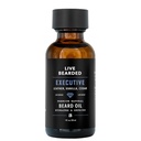 Live Beard Beard Petroli, 1 fl oz Oz - Premium All-Natlaur Jojoba - va fer en el pèl dels EUA - l'importador de la pell i els homes amb el Dryd, Flaky pedaços executiu Scent - Cedar, Vanilla