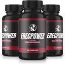(3 Pack) ErecPower for Men, Pill ErecPower Resmi, Semua Suplemen Pria Natural, Kapsul Energi Boost dan Overall Health, Dukungan Tenaga Erec untuk Performance Peak, Vitamin, Review (180 Capsules)