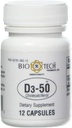 Bio- Tech Pharmacal Vitamin D3 (D3-50k IU, 12 Count)