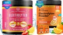 KEY NUTRIENTS Electrolytes & Multivitamin Hydration Powder Bundle – Juicy Strawberry Lemonade & Tangy Orange Electrolyte Powders (90 Servings Each) – Sugar-Free, Keto-Friendly, No Calories