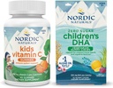 Nordic Naturals Starter Pack - Детски DHA Veg Gummy Chews and Kids Vitamin C Gummies