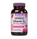 Bluebonnet Nutrition EarthSweet Vitamin D3 1000IU - Bone & Immune Support Supplement - Raspberry Chewable Vitamin D Supplement for Women & Men - Soy-Free, Gluten-Free, Non-GMO - 90 Tablets