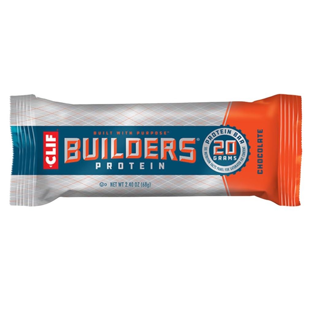 Clif Bar Builder's Bar Chocolate - 2.4 oz (12) (1 Case)