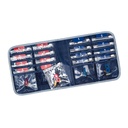 Lewis N. Clark AM/PM Folding Pill Organizator + Supliment caz pentru medicina OTC, Navy