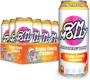 Gym Molly Orange County Creamery Energy Drink Cans - Zero Cukurs - Hydro Creatine -Vegan BCAAs - B Vitamīni -- 16 fl oz (iepakojums 12)