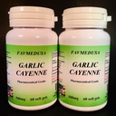 Hvitløk Cayenne, laget i USA - 120 (2x60) softgels