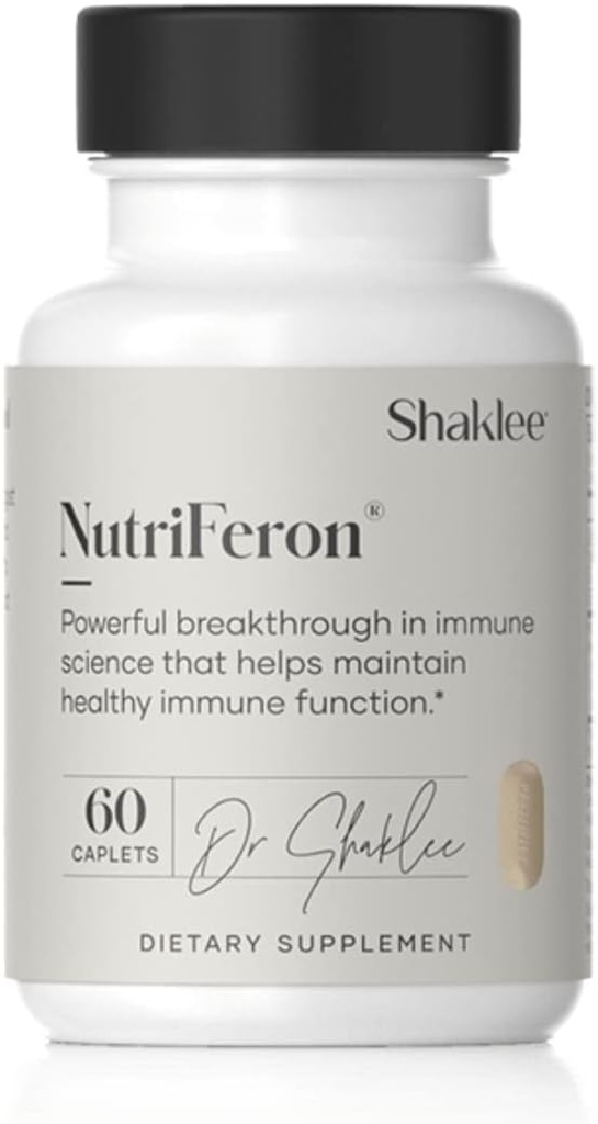 Shaklee - Nutrition Feron ® Immune- Hosting Botanic Blend - Sukūrė Renhold Immunologist - Skatina sveiką imuninę funkciją su Interferonu stiprinančios ingredientų - Sudėtyje yra cinko - 60 kapsulės