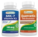 Best Naturals MK-7 100 mcg & Quercetin with Bromelain
