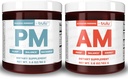 AMPM Nutrition: Активований ранок (AM) + Мирний Midnight (PM) Паливний день з останню енергетику і насолоджуватися відновлювальними нічами - Комплексна програма енергії, настрій, підтримка сну та здоров'я Гута