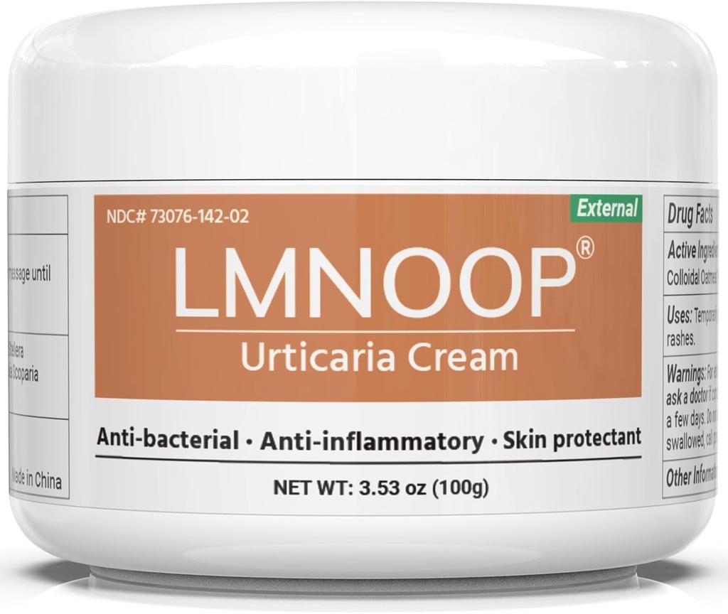 Urticaria Cream, Hives Relief Advanced Formula for Itching, Redness, Pimples, Rashes, Edema e outros síntomas da pel