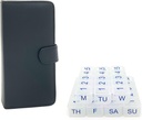 e-Pill 5 vezes por dia x 7 dias Compact Weekly Pill Organizer, Vitamina e Medicine Pill Box - com caso discreto
