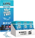 LPS Liquid Collagen & Whey Protein Supplement - Non-GMO Drink, Sugar-Free - promove a pel e cabelo saudables para homes e mulleres, Neutral, Single Serve (50 Packets)