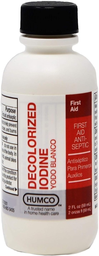 Iodider Tinktur (defarget iodin) 2 oz (pakke med 2)