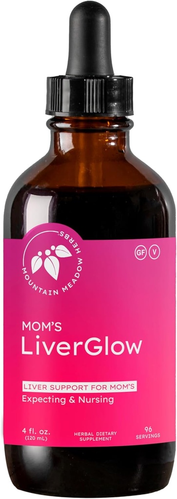 Mountain Meadow Herbs Mom's Liver Glow, Advanced Detoxifier und Regenerator zur Unterstützung von Liver Gesundheit und Funktion - 4 oz - für ein glückliches Leben