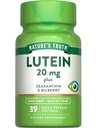 Nature's Truth Lutein and Zeaxanthin | 20 mg | 39 Softgels | with Bilberry | Non-GMO & Gluten Free Supplement