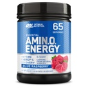 Optimum Nutrition Amino Energy - Pre Workout with Green Tea, BCAA, Amino Acids, Keto Friendly, Green Coffee Extract, Energy Powder - Blue Raspberry, 65 Servings (Packaging May Vary)