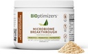 Microbiome Break Through TM Gut Support אבקה - Vegetarian Vanilla - עם Probiotics, Prebiotics, IgY Max® - מקור L-Glutamine - תומך ב- Digestive Comfort, Gas & Bloating Relief 30 משרתים*