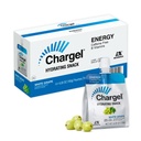Chargel White Grape, Caffeine-Free Instant Energy Gel Running, Biking, Workout, Hiking Essentials for Women & Men, Gifts for Runners - Carbs Vitamins, Gluten Free - Pack of 6 Gels - 6.35oz Each