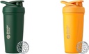 BlenderBottle 24-Ounce Nerjaveče jeklo Shaker pokal Bundle z žico Whisk - Gozd in Mango