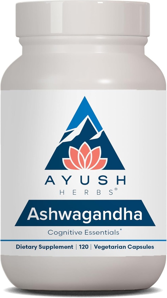 Ayshrish Herbs Ashwagandha Capsules - Ashwagandha per a homes i dones, Ashwagandha suplementaris, Pure Ashwadhadha Root Powderer for Stres, 500mg per Pill - 120 Vegetarian Caplets (1 comte)
