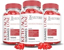 (3 Pack) Luxe Keto ACV Gummies Advanced Formula 1000MG Luxe Keto Gummies Apple Sider Vinegar Formulado con Pomegranate Beet Juice Powder B12 Vegan Non GMO 180 Gummys