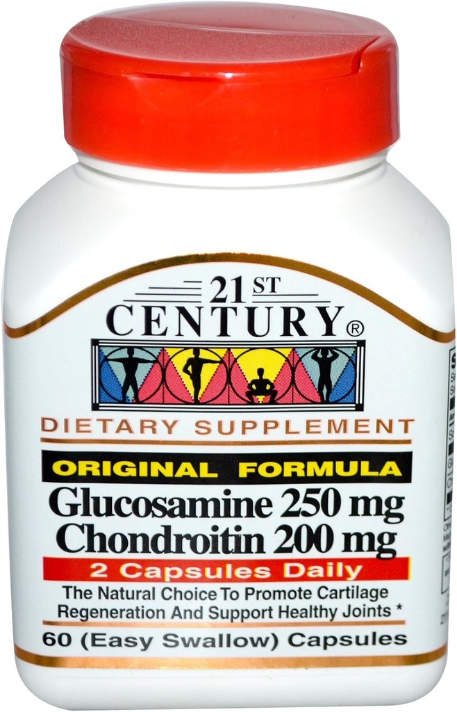 21-ви век Glucosamine Chondoitrin Original Formula 60 капсули