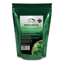 Zokiva Nutritionals - Nettle Leaf Tea Bags Mega Pack - 100 Premium Quality Convenient Organic Herbal Tea Bags - Caffeine-free eta Vegan-friendly In a Resealable Stand Up Zip Lock Pouch