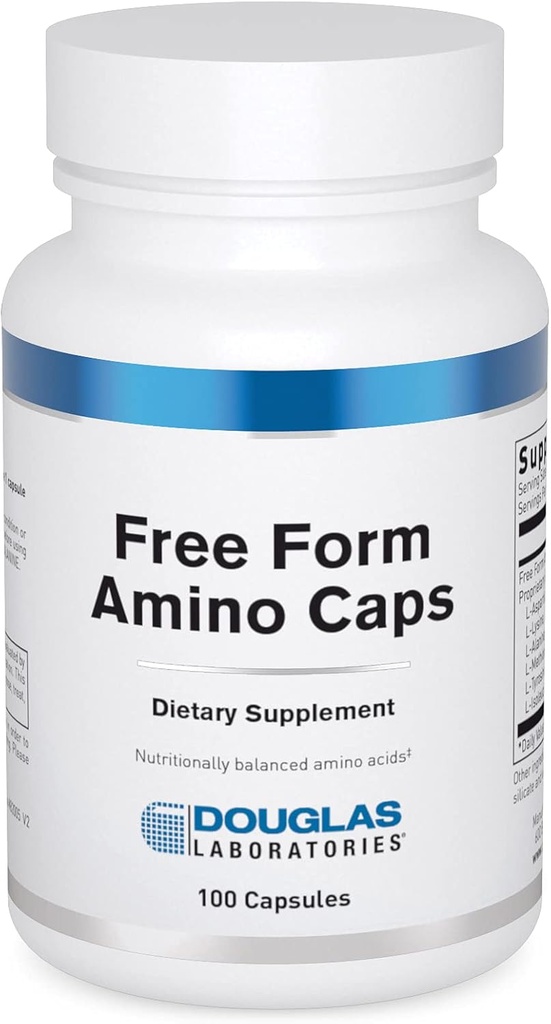 Douglas Laboratories Free Form Amino Kapseln | Balanced Amino Säure Mischung zu unterstützen Energie, Muskeln, Gewebe, Knochen, und allgemeine Gesundheit* | 100 Kapseln