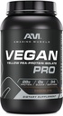Amazing Muscle Vegan Protein Powder Between 124; 28 Grams Protein Between 124; 34 Sersings Between 124; Zero Sugar Between 124; Yellow Pea Protein Isolate Supplement Between 124; Made in USA (3 Lb, Czekolada)