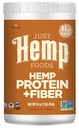 Just Hemp Foods Hemp Protein Powder Plus Fiber, Non-GMO Verified with 11g of Protein & 11g of Fiber per Serving, 16 oz - Packaging May Vary