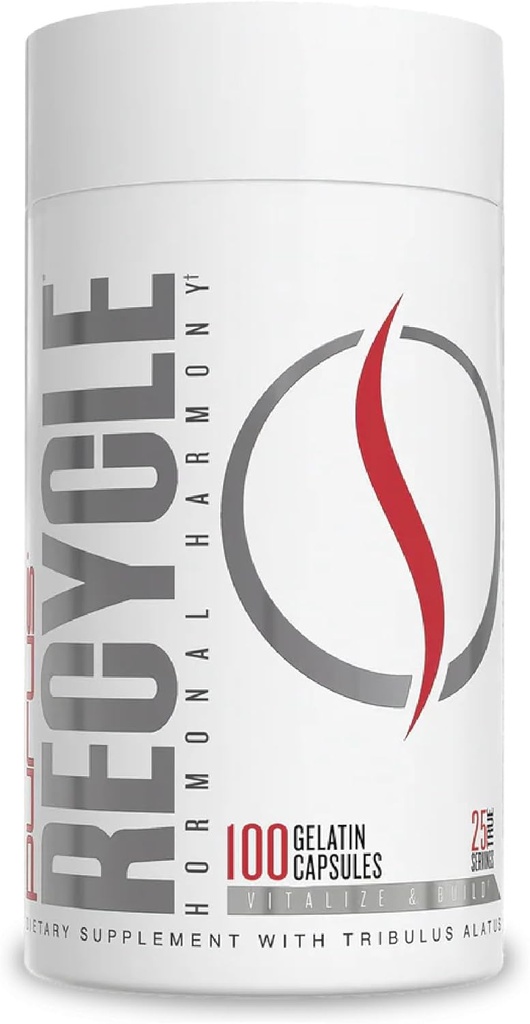 Purus Labs Recicle, 100 Glatin Capsules Hormone Optition 25 Servitings