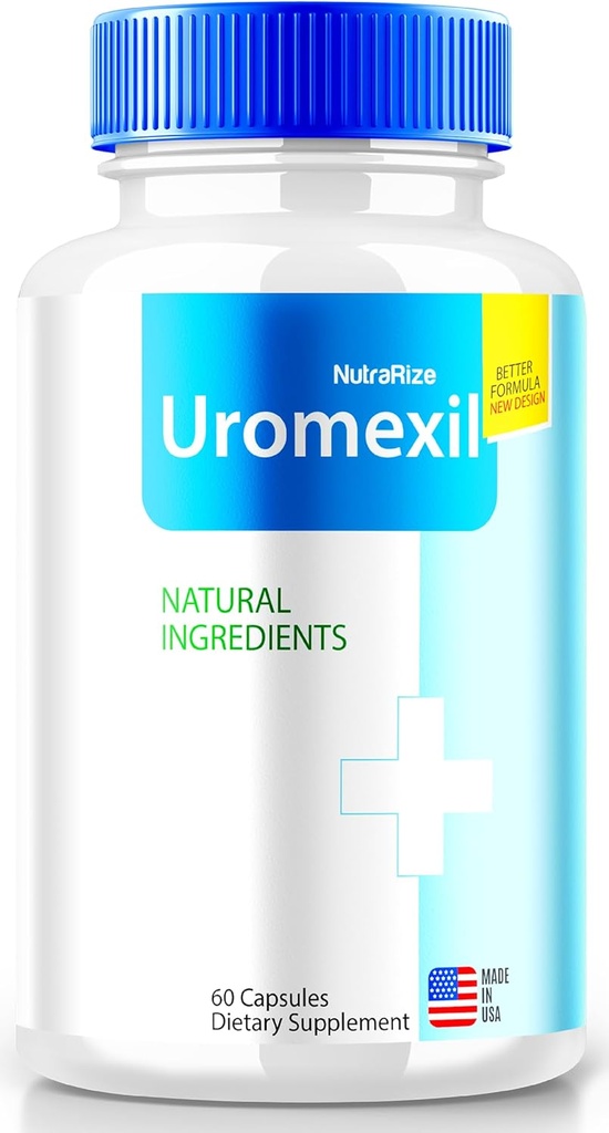 NutraRize Uromexil Kapsulas, Premium Formula prostatas Heath atbalstam, All-Natural papildinājums kontrolei un vispārējai veselībai, Uromexil Forte Atsauksmes (60 kapsulas)