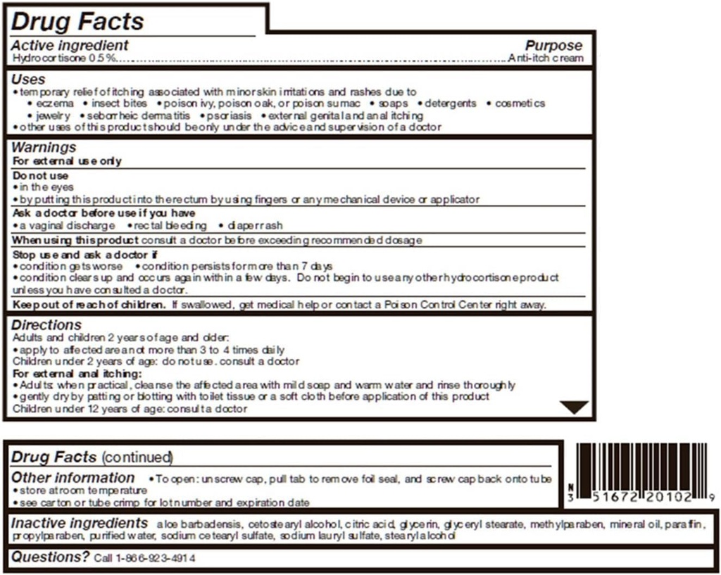 민감한 피부를 위한 알로에를 가진 Taro Hydrocortisone 크림, 각 1개 oz (포장 4)