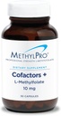 MethylPro L-Methylfolate 10 mg + Cofactors - 여성을 위한 L 메틸 Folate 보충교재 & 남자, 메틸을 꿴 비타민 B9 (5-MTHF)와 뇌 건강을 위한 B6와 B12, 초점 및 Calm - 30의 캡슐 (1의 포장)