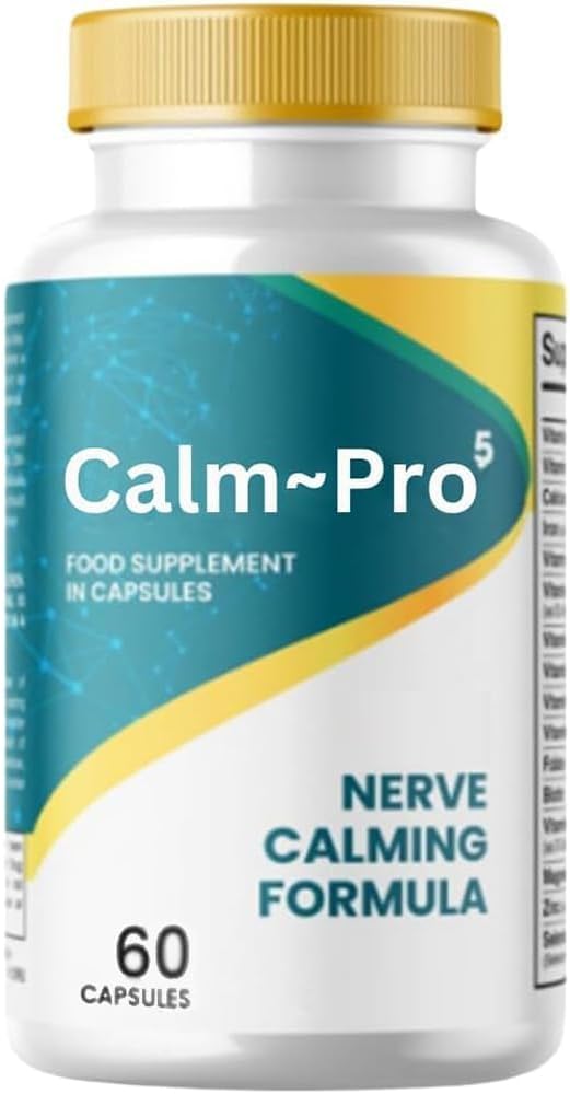 Calmpro5 Nerve Capsules, 2025 yılında 60 Kont Calmpro 5 Doğal Supplements,Reduce Fatigue,No Yapay Preservatives, No Dairy