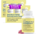 Curist Esomeprazol 20mg Capsules Vertraagd Release 84 Tel - Acid Reflux Medicine for Heartburn Relief - Two Packs of 42 Count Capsules (84 Total) - Acid Reflux Relief