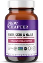 Suplemen Biotin Baru, Vegan Hair Skin dan Nails Vitamin dengan Biotin Fermentasi + Astaxanthin - 60 Count