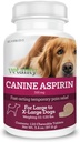 Vetal Canine Aspirin cho Dogs giúp giảm đau nhanh. Lớn đến X-Large Dogs .Javor  120 bảng có thể nhai được
