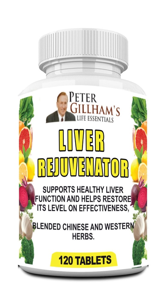 Liver Rejuvenator 120 Tablets, 40 Servings All Natural Non-GMO Herbal Blend 780 mg Liver Cleanse, Liver Support Made in The USA Peter Gillham’s Life Essentials