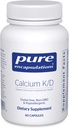Pure Encapsulations Calcium K/D | supplement for Bone Strength, Immune System, Colon, and Cardiovascular Health* | 60 Capsules
