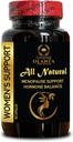 Total Menopause Relief Supplement for Women - Hot Flashes Menopause, Black Cohosh Extract, Helps Menopause Support, Night Sweats, & Mood - 1 Bottle 60 Capsules