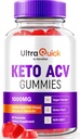 Ultra Quick Keto ACV Gummies for Weight Loss, UltraQuick Keto +ACV Formula, Premium Keto Plus ACV Formula, Natural Apple Cider Vinegar 1000MG, Official UltraQuick Gomitas Review (60 Gummies)