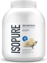 Isopure Zero Carb 100% reine Whey Isolate Protein Pulver, Lactosefrei, Glutenfrei, Mit Vitaminen, Creamy Vanilla, 25g Protein Per Serving, 4.5 Lbs, 66 Portionen (Verpackung Mai Vary)